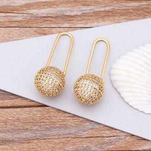 Gold ball earrings New